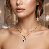 Luxury Korean Style Women’s Pendant Necklace | American Diamond Design - Imitation Jewelry 1111411