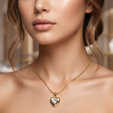 Luxury Korean Style Women’s Pendant Necklace | American Diamond Design - Imitation Jewelry 1111411