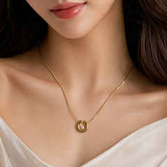 Luxury Stainless Steel Gold Plated Chain for Women | Korean Jewellery - imitation jewelry 1113211