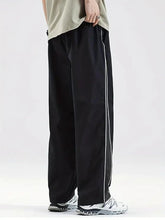 Light Fit Straight Fit Track Pant for Men | Lower for Men | Gym Trackpants (Black)