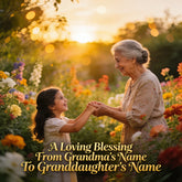V106 - 👵👧 Emotional Grandma to Granddaughter Blessing Song With Custom Names