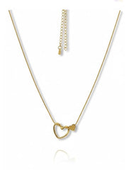 Pendant Necklace for Women Elegant Neckpiece for Every Style A Touch of Grace Around Your Neck Heart Shape Locket Elegance for Every Occasion Anti Tarnish Imitation Jewellery With Chain for Girls And Womens Waterproof Heart Shape