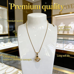 Luxury Stainless Steel Gold Plated Chain for Women | Korean Jewellery - Imitation 1111411