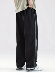 Light Fit Straight Fit Track Pant for Men | Lower for Men | Gym Trackpants (Black)