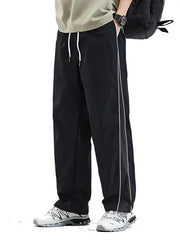 Light Fit Straight Fit Track Pant for Men | Lower for Men | Gym Trackpants (Black)