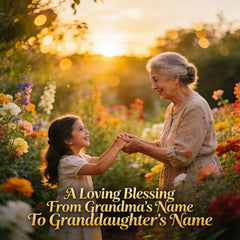 V106 - 👵👧 Emotional Grandma to Granddaughter Blessing Song With Custom Names