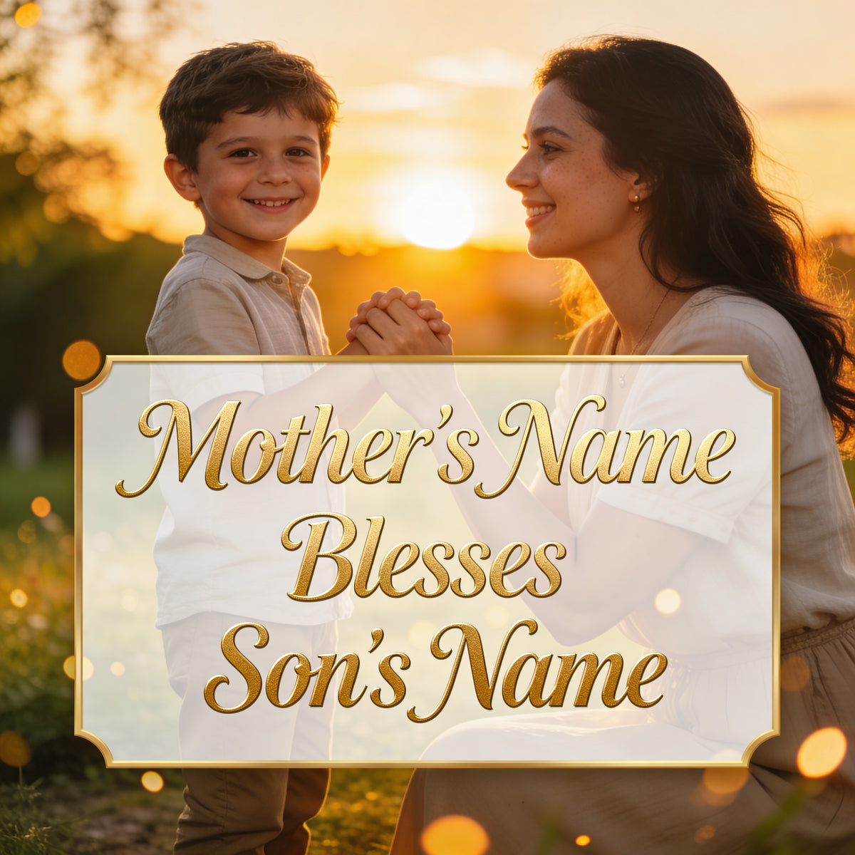 V101 - 👩‍👦 Emotional Mother to Son Blessing Song With Custom Names