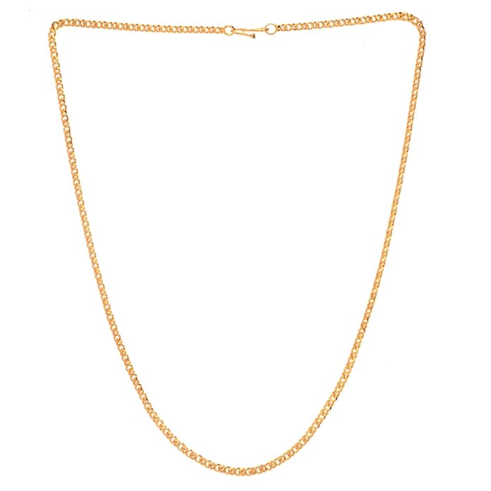 AanyaCentric 22 inch Gold Plated Chain | Premium Finish Anti-Tarnish Stylish Classic Necklace
