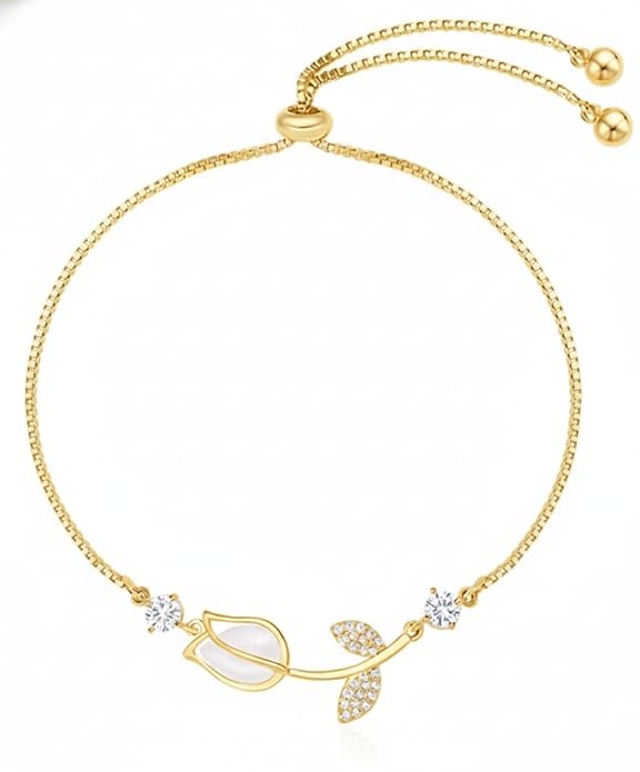 SALTY Celestial Sparkle Bracelet Band | Fancy Jewellery Gifts | Hand Band | Latest Fashion Accessories for Girls | Minimal Jewelry Design | Ideal for Gifting | Gift for Diwali, Christmas, Marriage, Birthday