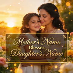 V102 - 👩‍👧 Emotional Mother to Daughter Blessing Song With Custom Names