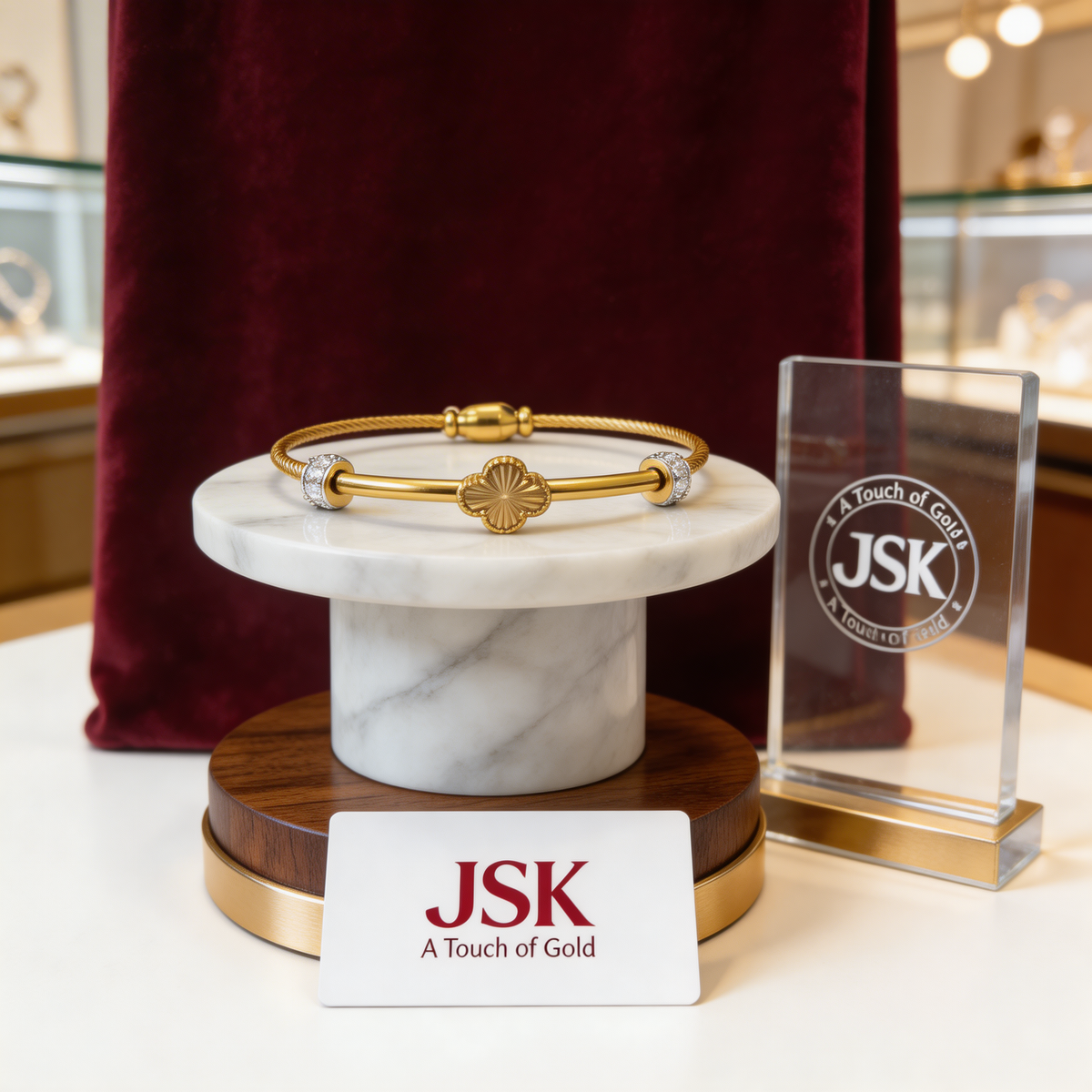 Womens bracelet 2026 trending korean style - Jsk brand - 18k gold plated concept with Anti tarnish