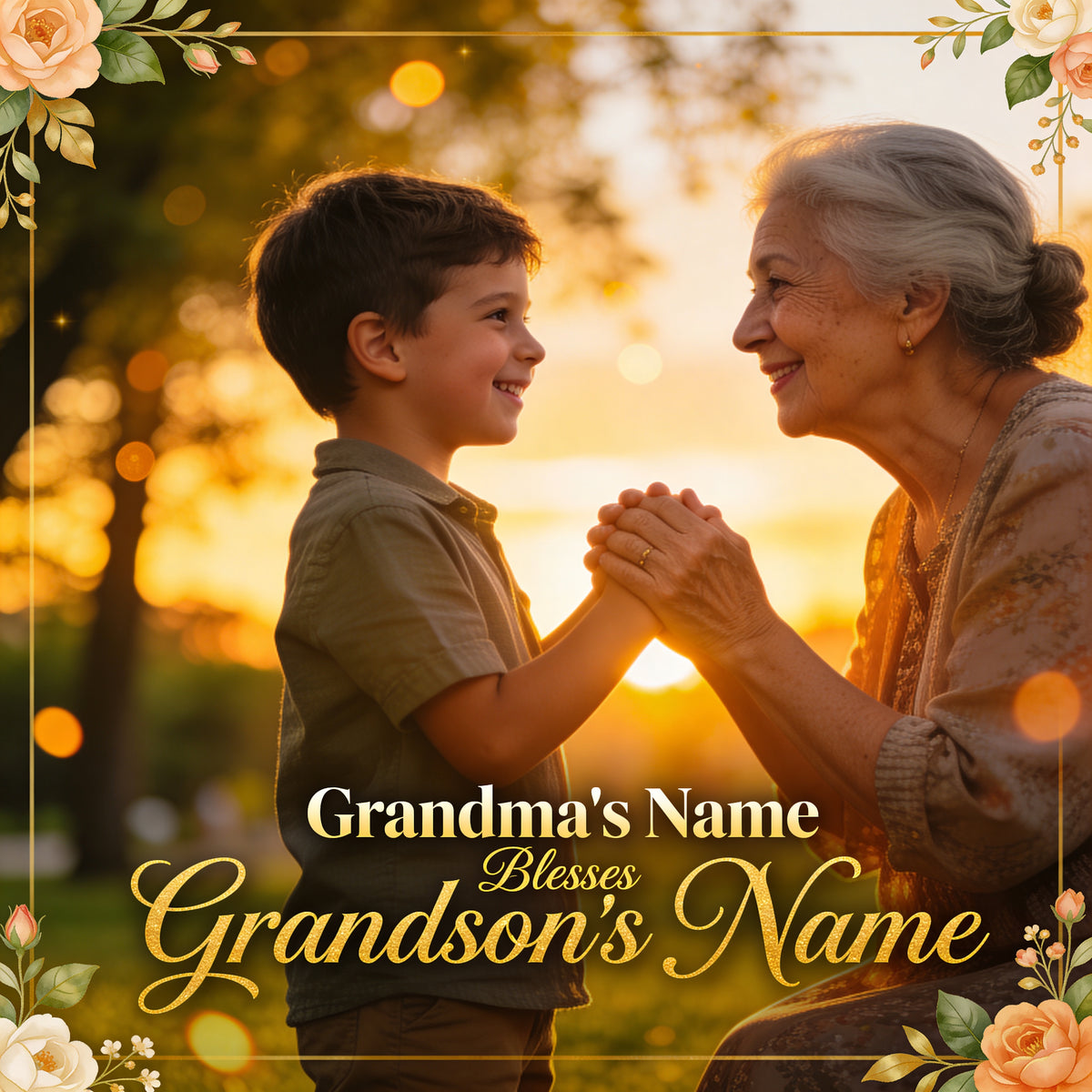 V105 - 👵👦 Emotional Grandma to Grandson Blessing Song With Custom Names