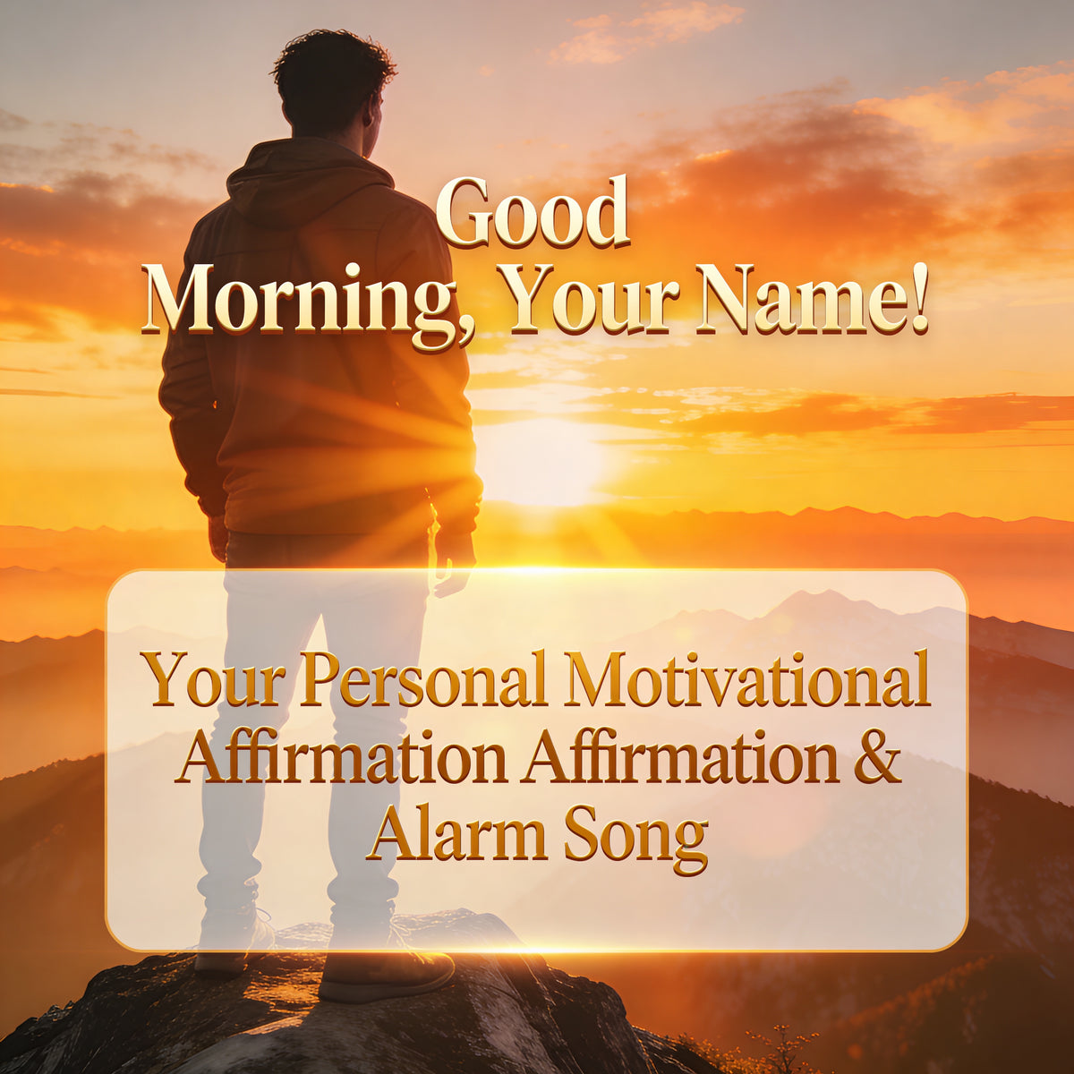 V110 - 💖 Personalized Morning Affirmation Song With Your Name